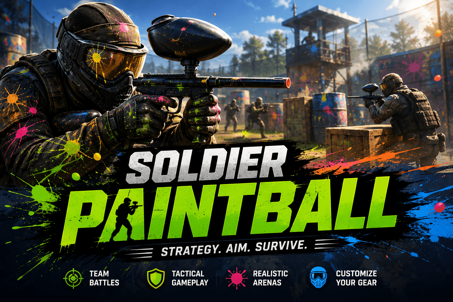 Soldier Paintball